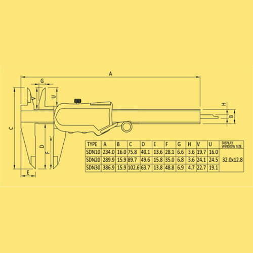 Vernier Calipers Large SDN Series - Image 3